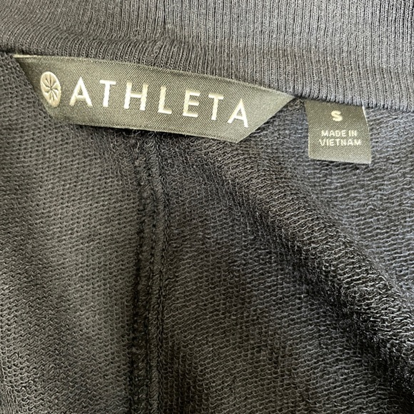 Athleta Pranayama Restore Wrap Cardigan Nirvana Modal in Black Size Small - Picture 10 of 11